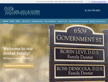 Tablet Screenshot of levyfamilydentistry.com